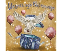 Greeting Card Owl , 1 pc.